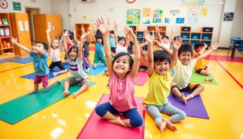 elementary stretching routine