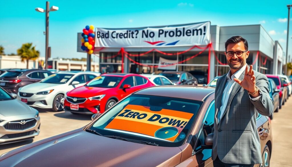 zero down bad credit car loans