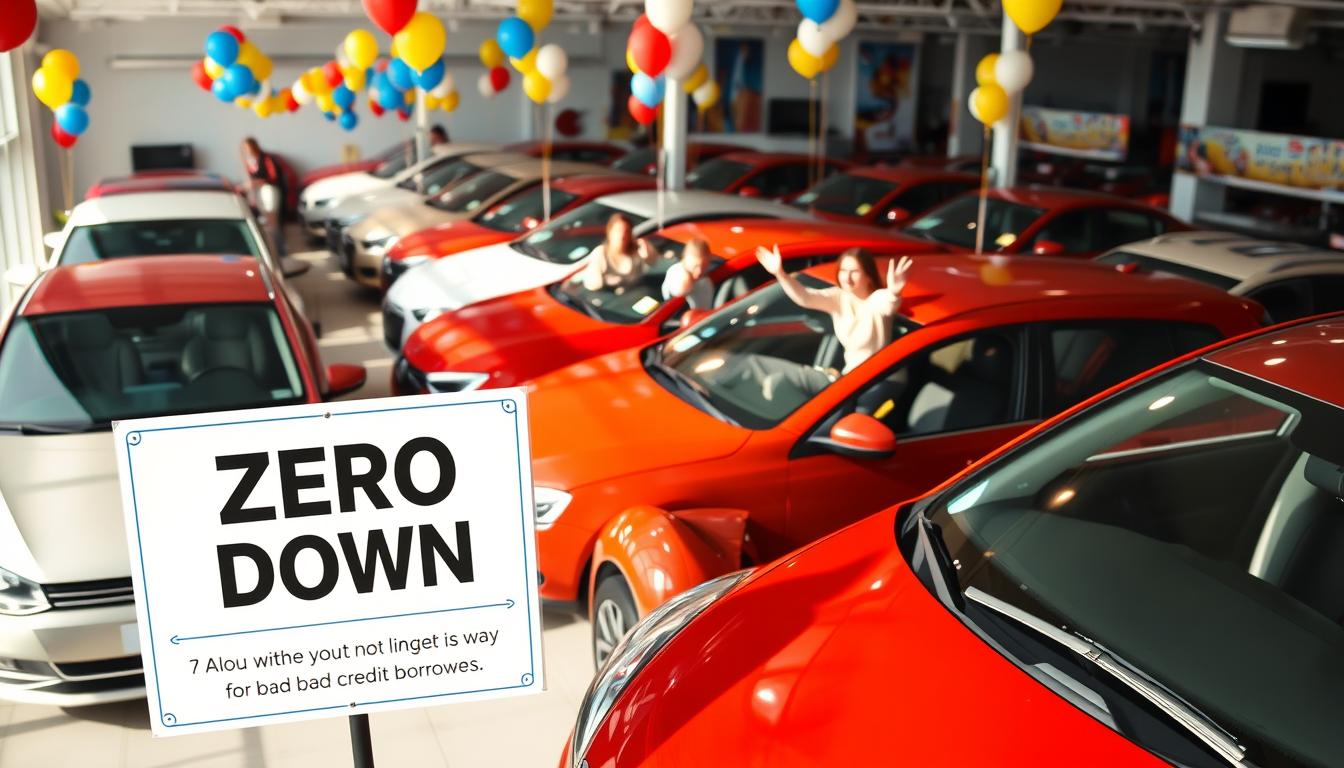 zero down bad credit car loans